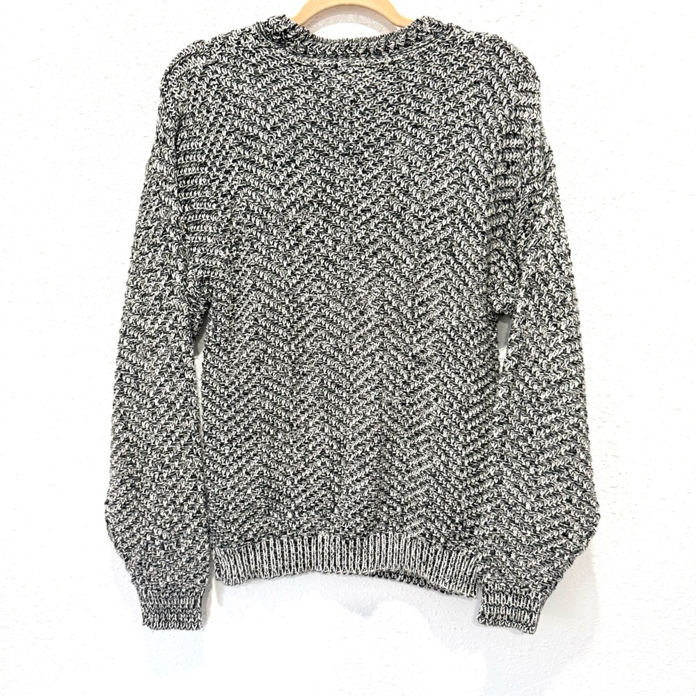 Lands' End Men's marled knit Crewneck Sweater S - Picture 5 of 7